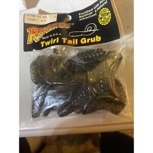 Renegade Twirl Tail Grub 4in 8pk Bass Crappie Soft Bait Jig